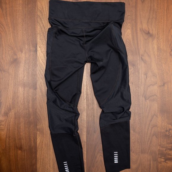 Black Under Armour Women's HeatGear Ankle Leggings - Small - Picture 4 of 10